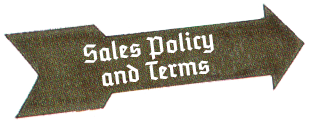 Sales Policy and Terms